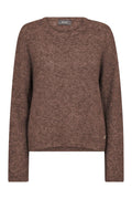 Mape O-Neck Knit | Coffee Quartz | Strik fra Mos Mosh – nedsat