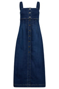 Tyler Denim Langes Kleid 36534 | Jeansblau | Kleid von Co'couture