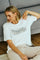 Carol Tee 206344 | Star Off-White W Brush Bronz | T-Shirt fra Freequent