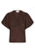 Irina Poplin Blouse | Dark Brown | Bluse fra Neo Noir