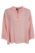 Olga Striped Blouse | Rose | Skjorte fra Black Colour – nedsat