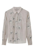 Bayanna blouse | Light Grey | Skjorte fra Gustav – nedsat