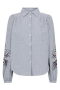 Ciu Oxfo Shirt | Crown Blue | Skjorte fra Mos Mosh – nedsat