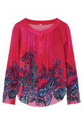 Mira blouse | Claret Red | Skjorte fra Gustav – nedsat