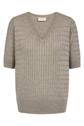 Dalva Pullover 205549 | Silver Mink Melange | Strik fra Freequent