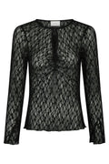 Matria Lace Blouse | Black | Bluse fra Neo Noir – nedsat