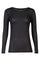 Isa Ls Lace Blouse | Black Small Big Hearts | Mesh bluse fra Liberté