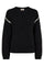 Ipen Pullover 204437 | Schwarz mit Mondstrahl | Strickmode von Freequent