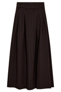 Anya Trinny Pleat Skirt 44001 | Dark Brown | Nederdel fra Co'couture
