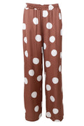 Mabel Pant | Mocca Dot | Hose von Black Colour