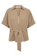 Indie Gunilla Blouse  | Sesame | Bluse fra Mos Mosh