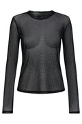 Mesh Ls Sparkle Tshirt | Black Silver Dot | Liberté – nedsat