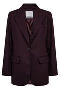 Almira Fitted Blazer 30365 | Plum | Blazer fra Co'couture