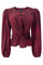Tiki Ls Twist Blouse | Bordeaux | Bluse fra Liberté