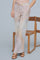 Bali Long Wide Leg | Beige w. Light Blue | Bukser fra Gustav