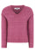 SRAllison V-Ausschnitt-Strick | Roséwein-Melange | Strickmode von Soft Rebels