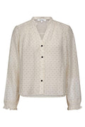 Dally Dot V-Shirt 45007 | Off white | Bluse fra Co'couture