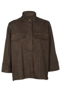 Sky Blouse 2842 | Brown | Bluse fra Prepair – nedsat