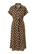 Mary Patterned Dress | Black | Kjole fra French Laundry – nedsat
