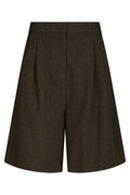 Nika Mini Check Shorts | Brown Melange | Shorts fra Neo Noir – nedsat