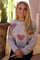 Fro Heart Pullover | Elfenbeinfarbenes Rosenherz | Strickmode von Liberté