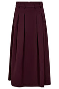 Anya Pleat Skirt 34178 | Weinrot | Rock von Co'couture – nedsat