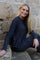 Alma Ls Frill T Shirt | Dark Grey Lala | Bluse fra Liberté