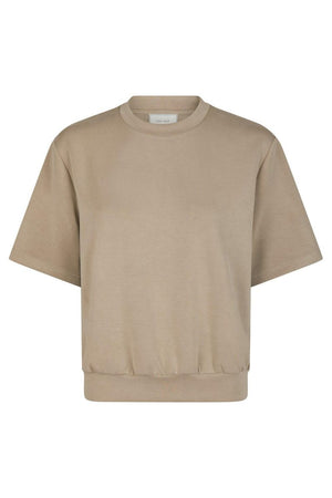 Clove Soft Tee | Taupe | T-Shirt fra Neo Noir