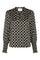 Landa Tile Print Blouse | Black | Bluse fra Neo Noir