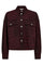 Leo Denim Crop Shirt 35931 | Winered | Bluse fra Co'couture