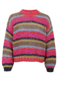 Milly Knit Jumper | Red Multi | Strik fra Black Colour