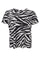 Zelda S/S T-Shirt | Zebra | T-shirt fra Black Colour
