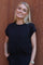 Alma U Tshirt | Black Black Simili (sorte sten) | Tshirt fra Liberté