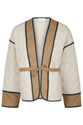 Gerdi Solid Quilt Jacket | Creme | Jakke fra Neo Noir – nedsat
