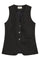 Sillen Waistcoat 206762 | Black W. Magnet | Vest fra Freequent