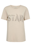 Star Tee 203703 | Moonbeam | T-Shirt fra Freequent – nedsat