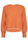 Coralie Bow LS Rib Knit 32157 | Orange | Strickmode von Co'couture