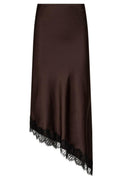 Dova Skirt 212029 | Coffee Bean W. Black | Nederdel fra Freequent – nedsat