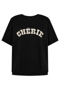 Carol Tee 207405 | Black W. Moonbeam | T-Shirt fra Freequent – nedsat