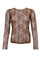 Lara Lace Blouse | Coffee | Bluse fra Black Colour
