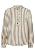 Noto Blouse 204913 | Star Off-White W. Desert Taupe | Bluse fra Freequent – nedsat