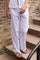 William Embroidery Pants | Weiß | Hose von Neo Noir