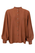 Laurel Shirt | Camel | Bluse fra Black Colour