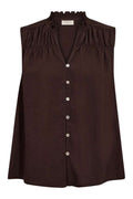 Esally Blouse 204376 | Coffee Bean | Bluse fra Freequent – nedsat