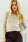 Liana Tee 207833 | Simply Taupe W. Star Off-White | Bluse fra Freequent