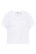Tota Cardigan 207979 | Brilliant White | Cardigan fra Freequent – nedsat