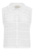 Fraya Waistcoat 207987 | Brilliant White | Vest fra Freequent – nedsat