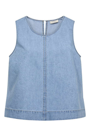 Lisea Blouse | Medium Blue Denim