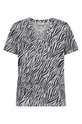 Viva Tee | Brilliant White W. Black