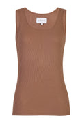 Natalia Tank Top | Light Brown Solid – nedsat
